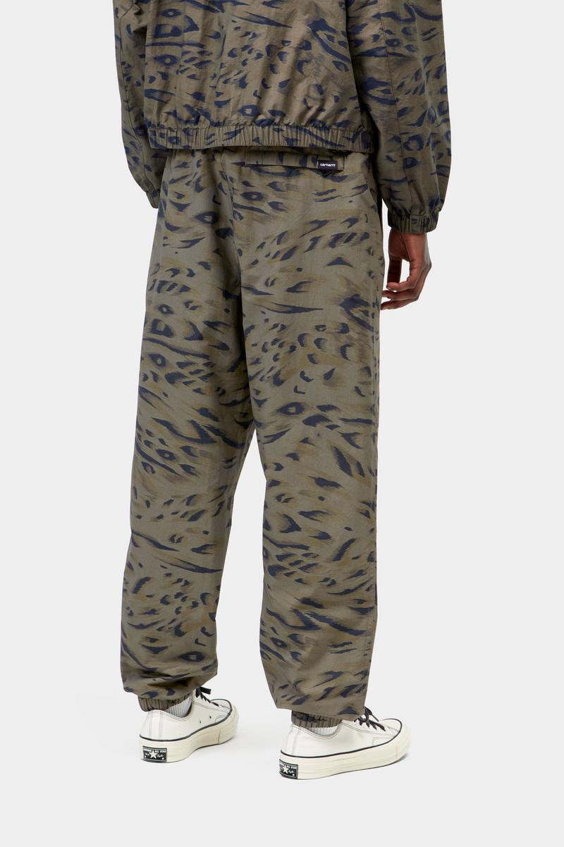 Carhartt Travon Pant - Entenfederdruck, Zypresse / Schwarz
