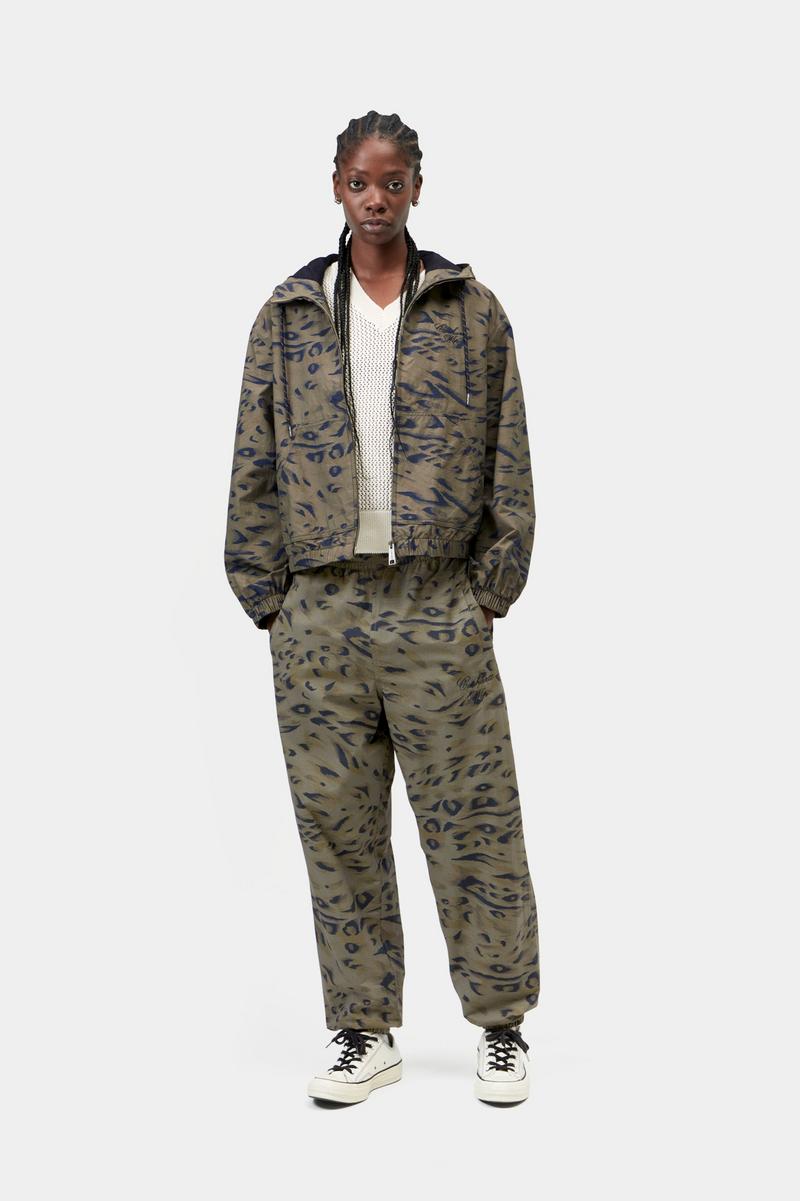 Carhartt Travon Pant - Entenfederdruck, Zypresse / Schwarz