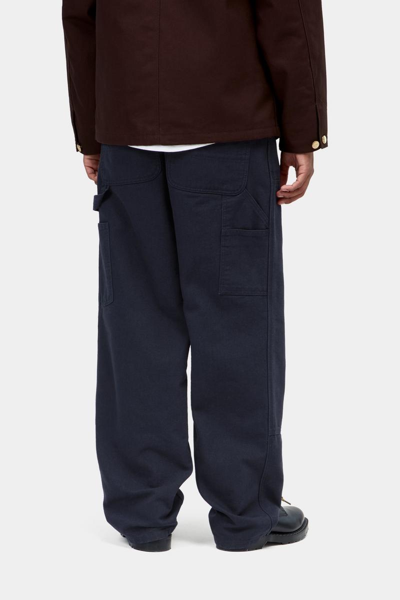 Carhartt Double Knee Pant - Dunkles Marineblau, gespült