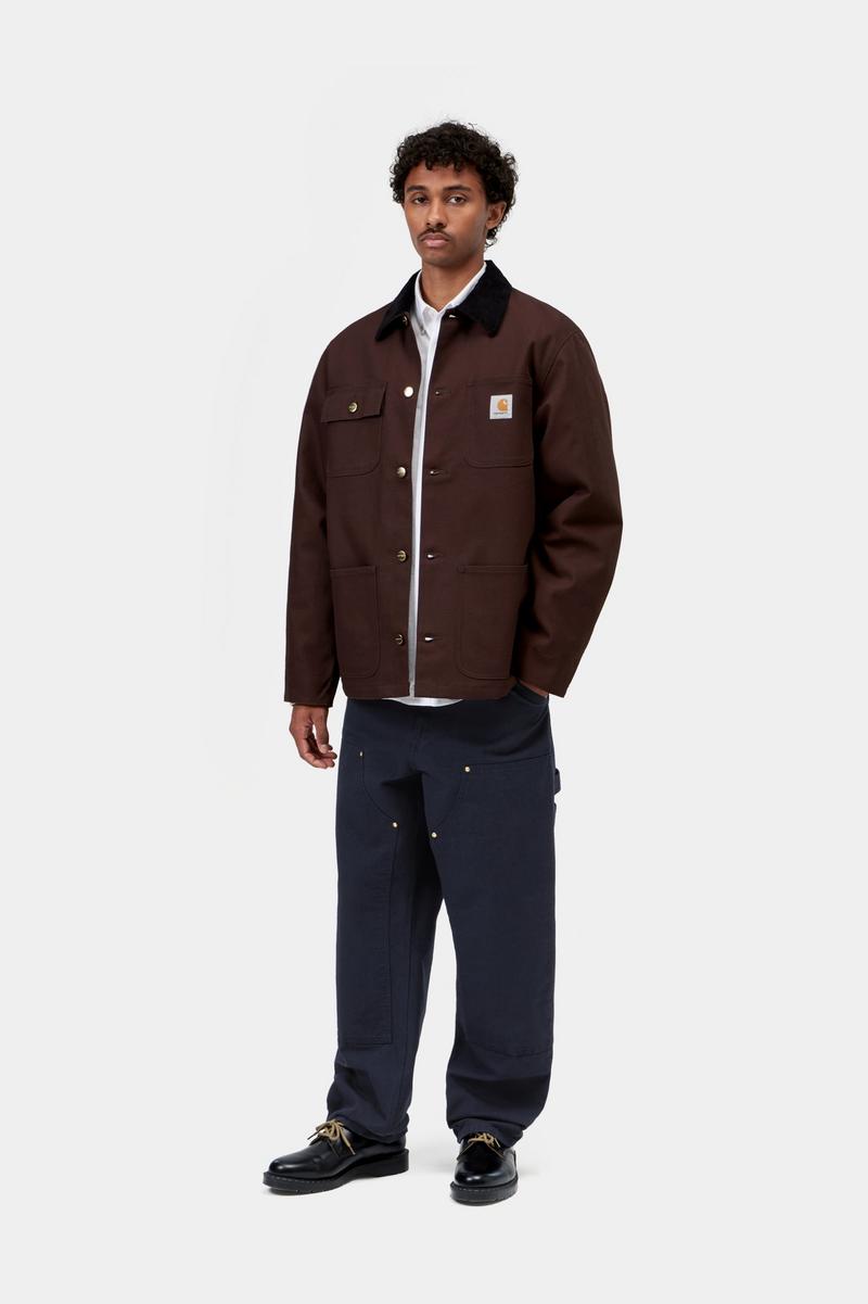 Carhartt Double Knee Pant - Dunkles Marineblau, gespült