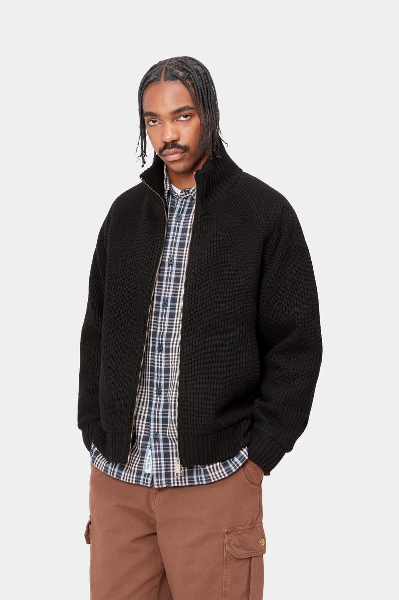 Carhartt Banley Sweater Jacket - Schwarz