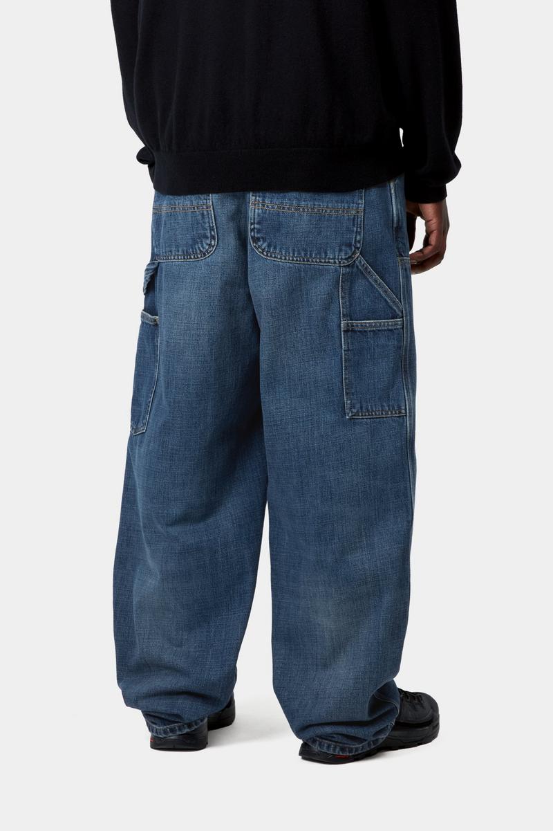 Carhartt OG Double Knee Pant - Blau, dunkle Used-Waschung