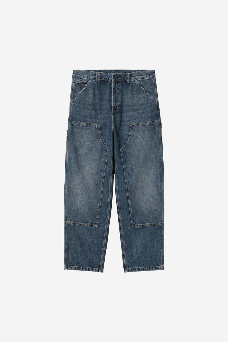 Carhartt OG Double Knee Pant - Blau, dunkle Used-Waschung