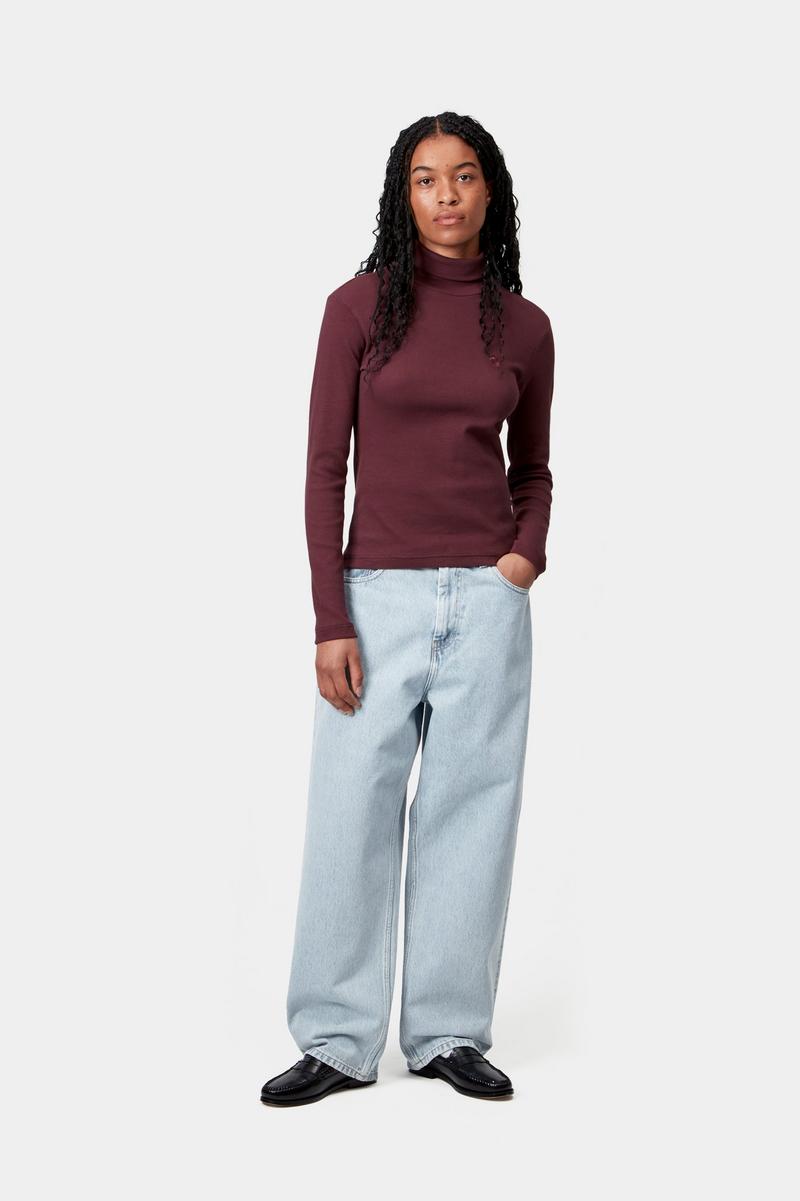 Carhartt Brandon Pant - Blau, schwerer Stein gebleicht