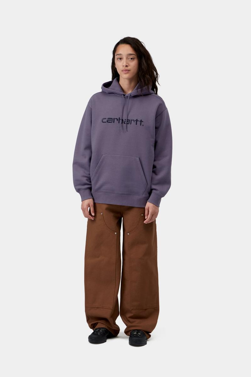 Carhartt Hooded Sweatshirt - Schattiges Lila / Dunkles Marineblau