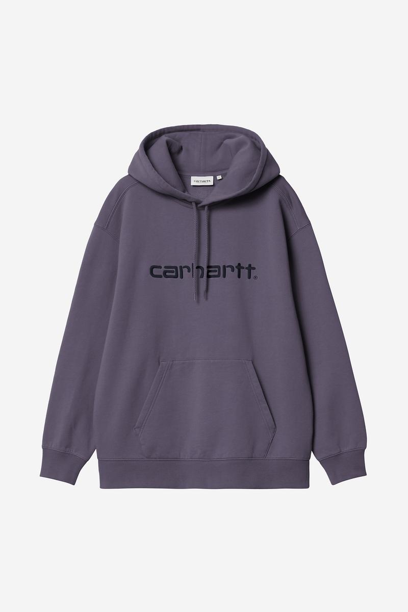Carhartt Hooded Sweatshirt - Schattiges Lila / Dunkles Marineblau