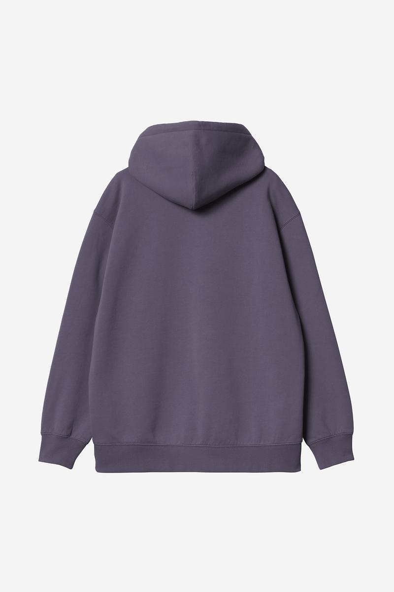 Carhartt Hooded Sweatshirt - Schattiges Lila / Dunkles Marineblau