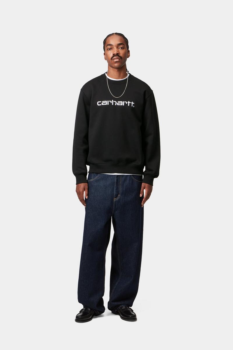 Carhartt Sweatshirt - Schwarz / Weiß