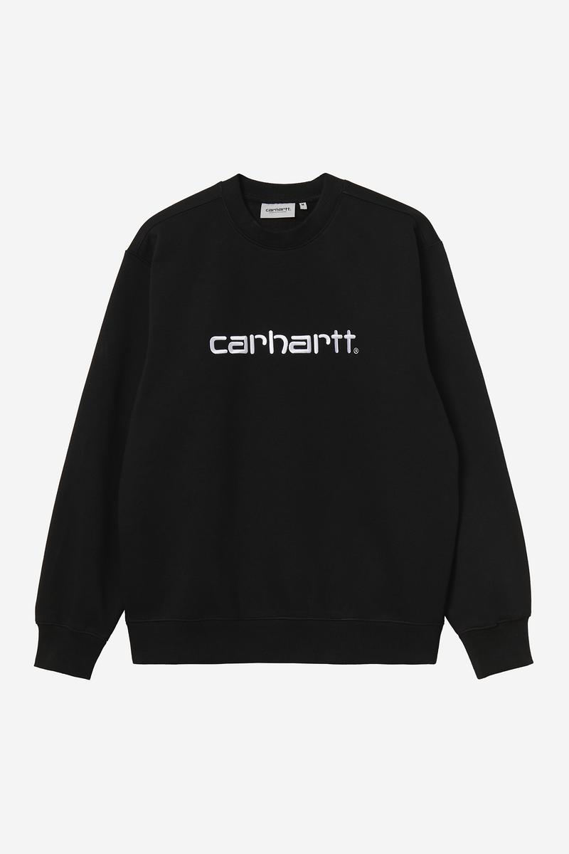 Carhartt Sweatshirt - Schwarz / Weiß