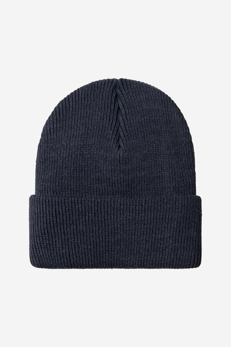 Carhartt Lambert Beanie - Dunkles Marineblau, Mondwaschung
