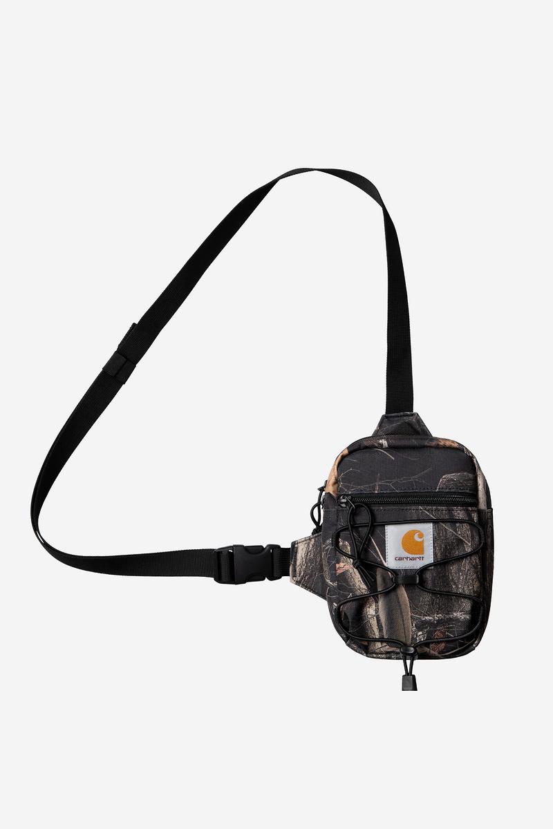 Carhartt Kickflip Shoulder Bag - Camo-Federbaum, Schwarz