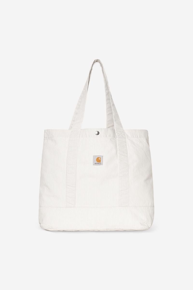 Carhartt Mercer Tote Bag - Mercer Stripe, Graphit / Wachs
