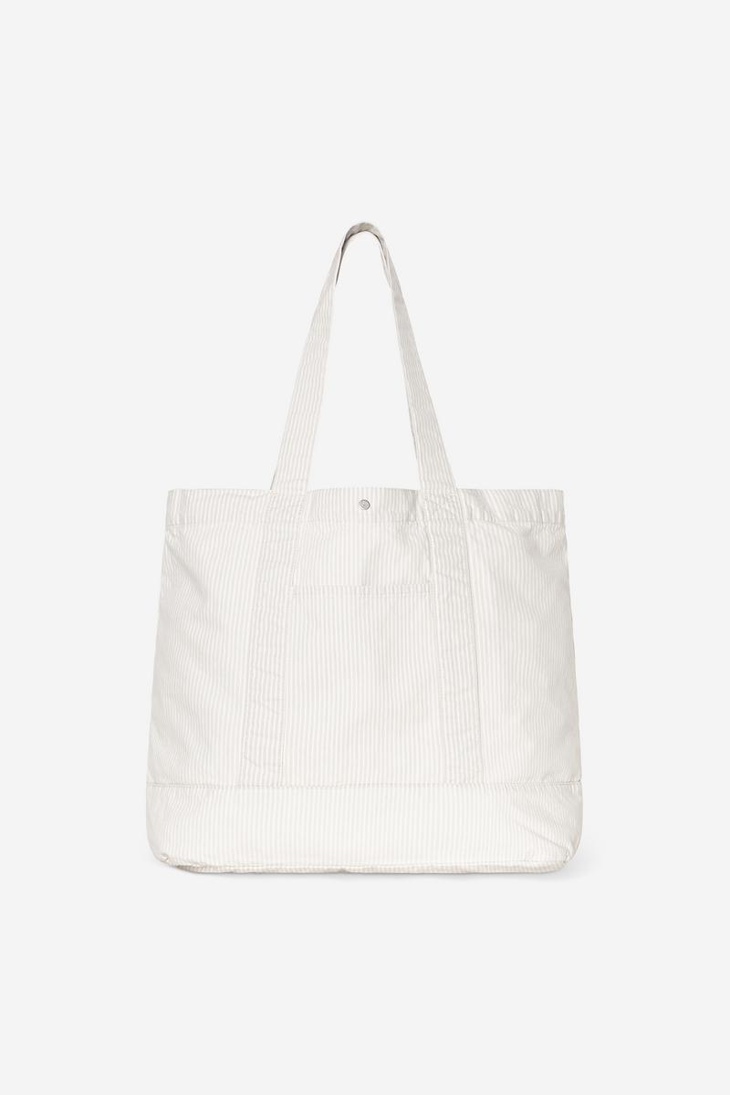 Carhartt Mercer Tote Bag - Mercer Stripe, Graphit / Wachs