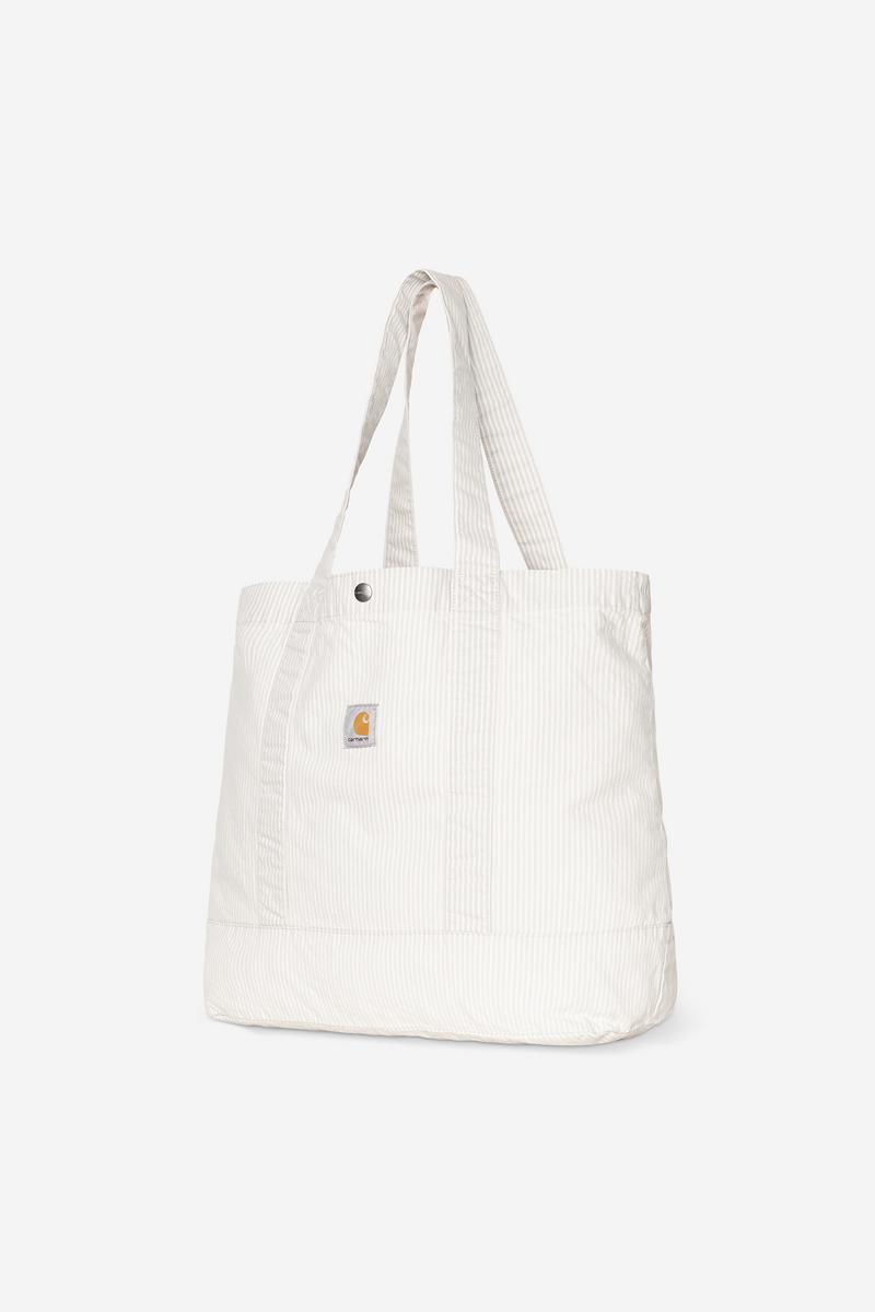 Carhartt Mercer Tote Bag - Mercer Stripe, Graphit / Wachs