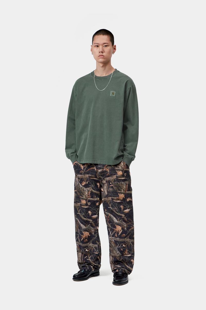 Carhartt L/S Vista T-Shirt - Dunkler Skarabäus, stückgefärbt