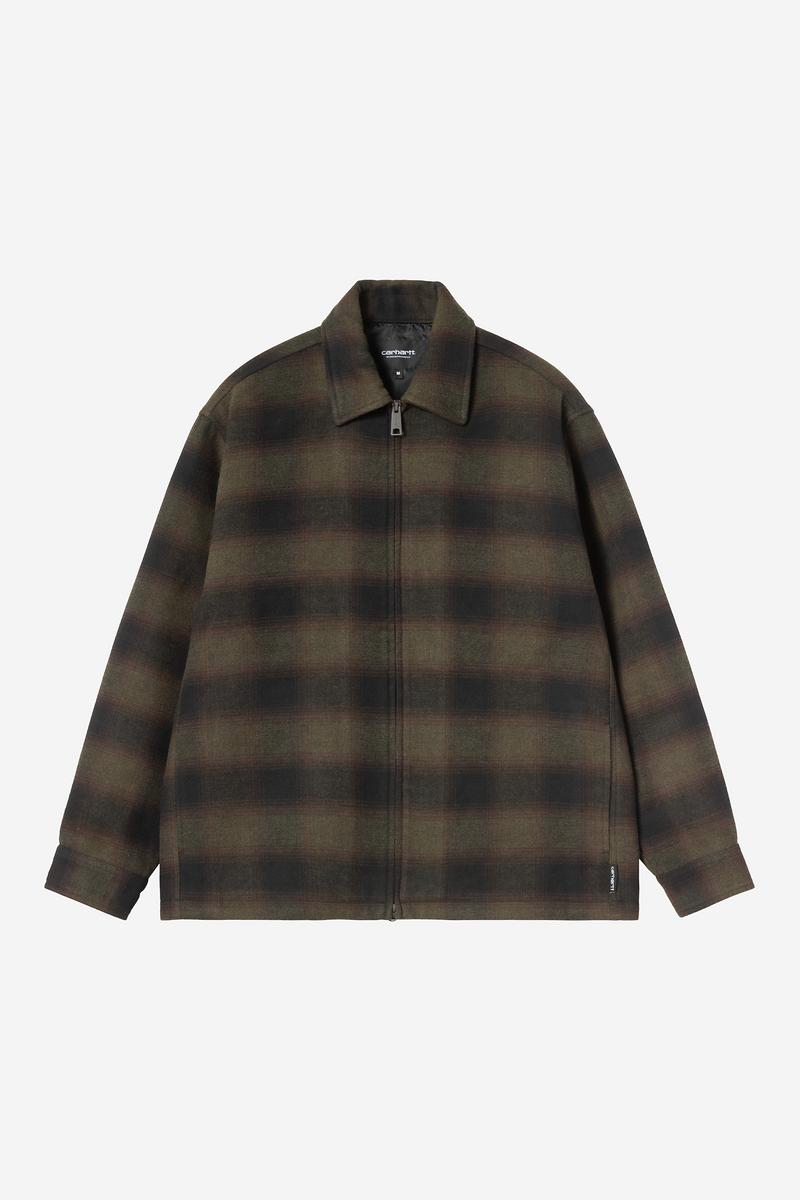 Carhartt Alton Jacket - Alton Check, Zypresse