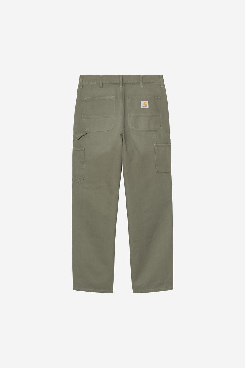 Carhartt Double Knee Pant - Blatt, Steinleinwand