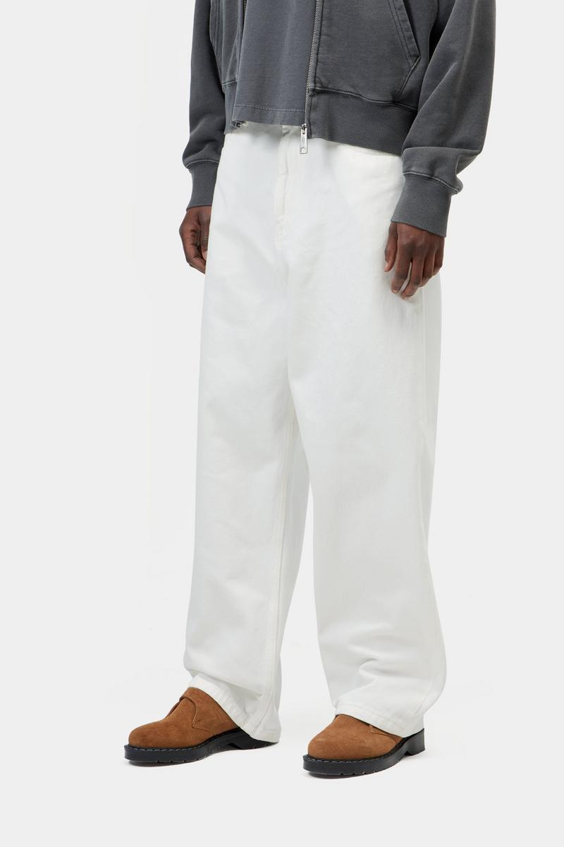 Carhartt Brandon Pant - Weiß, gespült