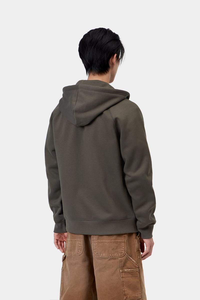 Carhartt Hooded Chase Jacket - Schungit / Gold