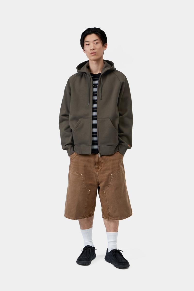 Carhartt Hooded Chase Jacket - Schungit / Gold