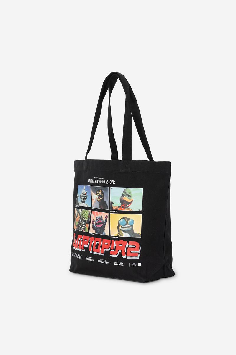 Carhartt Canvas Graphic Tote - WIPTOPIA 2, Schwarz drucken