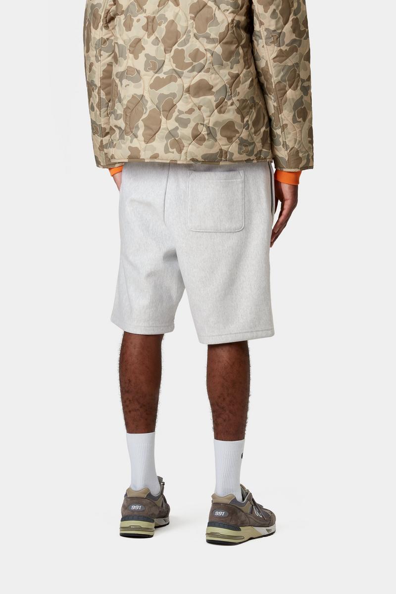 Carhartt American Script Sweat Short - Ash Heather