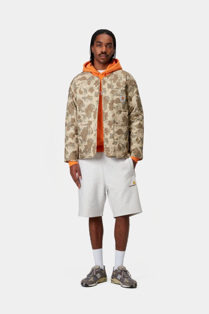 Carhartt American Script Sweat Short - Ash Heather