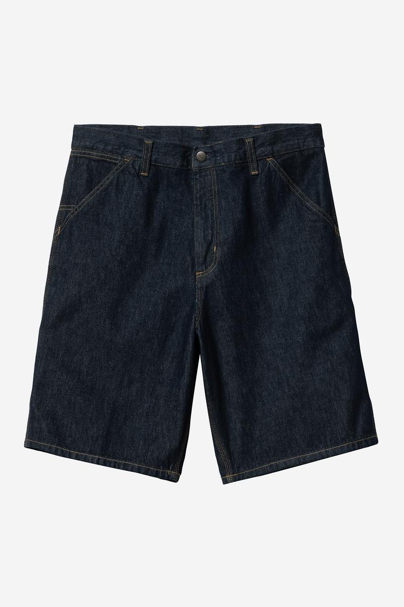 Carhartt Single Knee Short - Blau, gespült