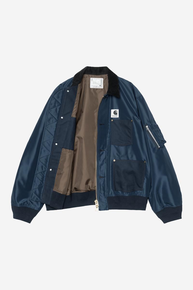 Carhartt sacai x WIP Nylon Twill Duck Blouson - Sacai-Blau