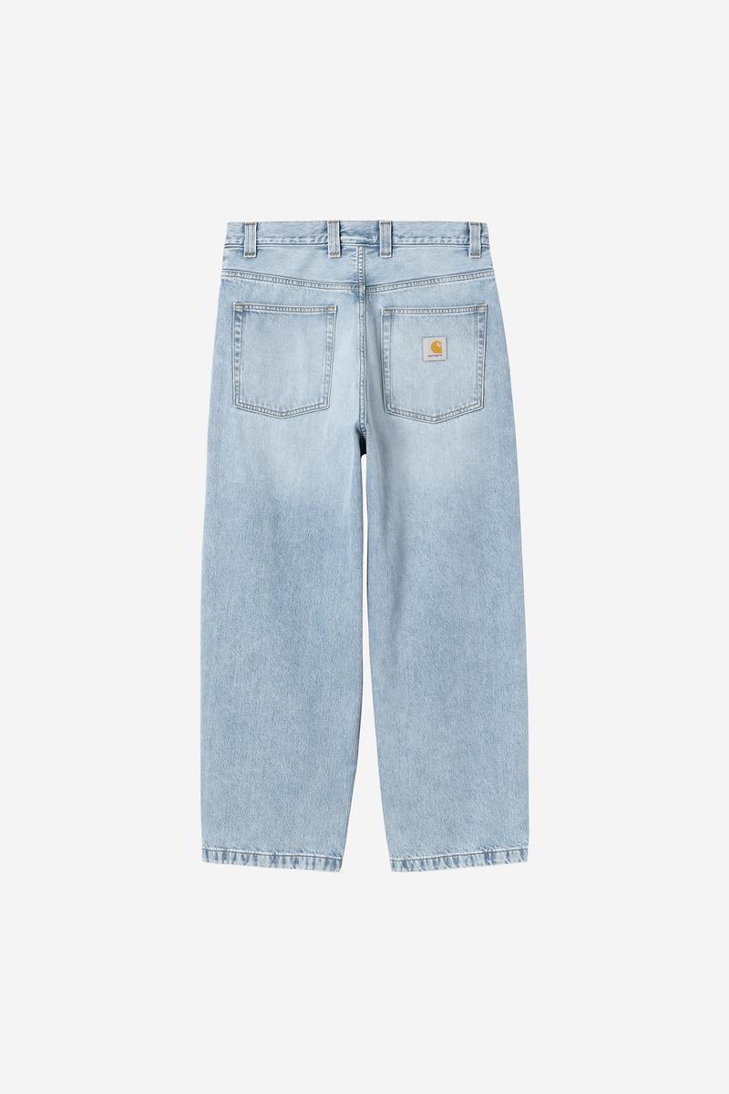 Carhartt Brandon Pant - Blau, stark abgenutzt, gebleicht