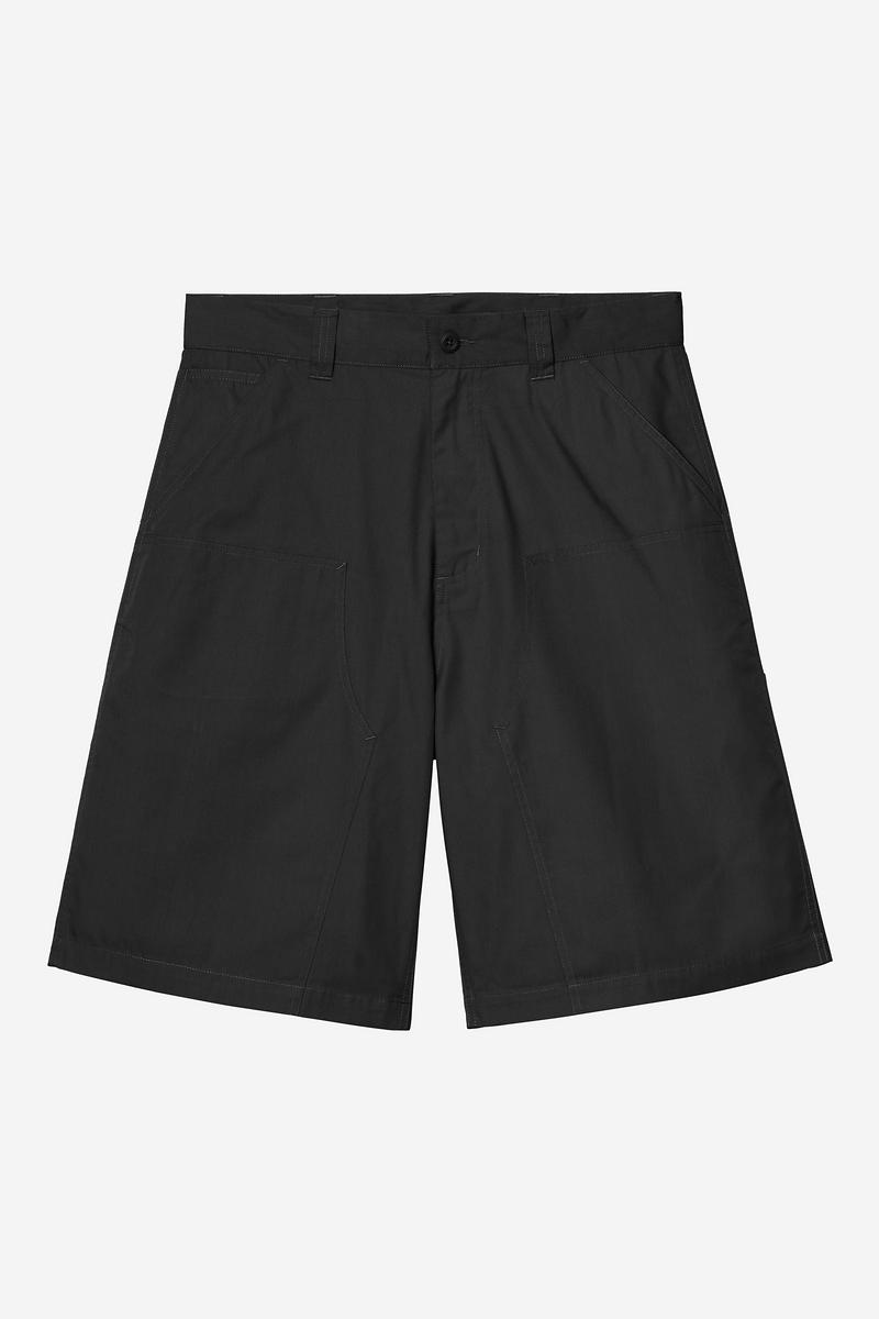 Carhartt Postal Double Knee Short - Schwarz