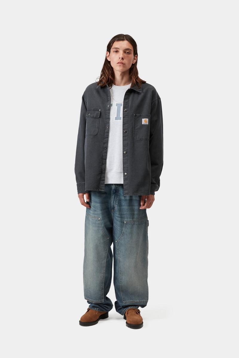 Carhartt OG Double Knee Pant - Blau, Grind-Waschung