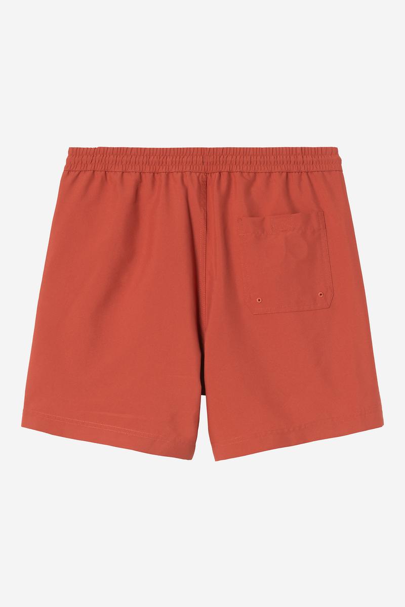 Carhartt Chase Swim Trunks - Oxidrot / Gold