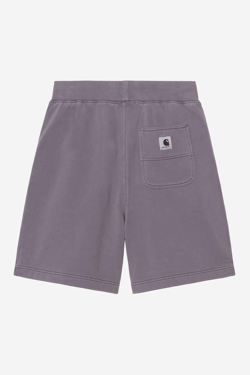 Carhartt Hoggard Sweat Short - Shady Purple, stückgefärbt