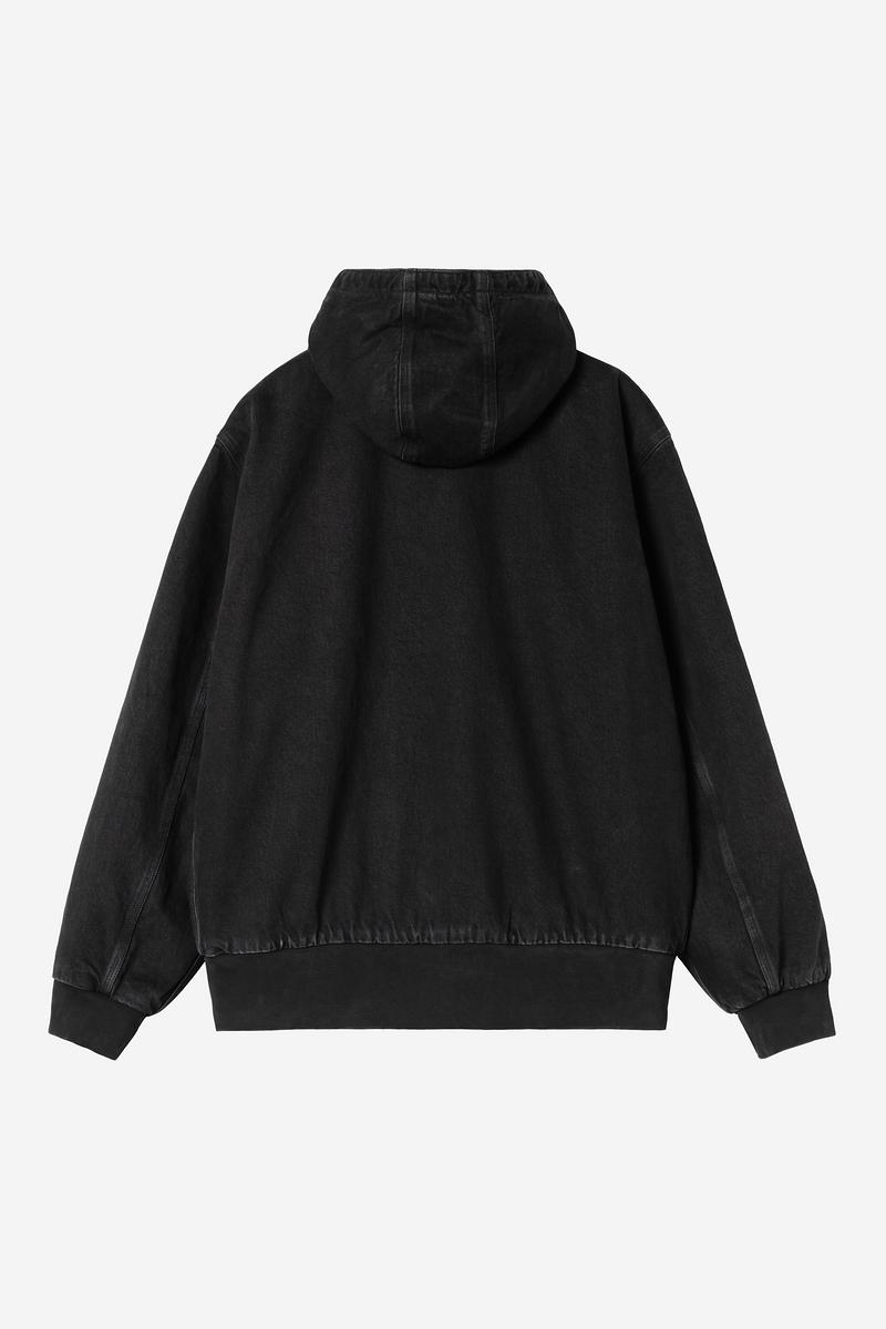 Carhartt OG Active Jacket - Schwarz, Stonewashed