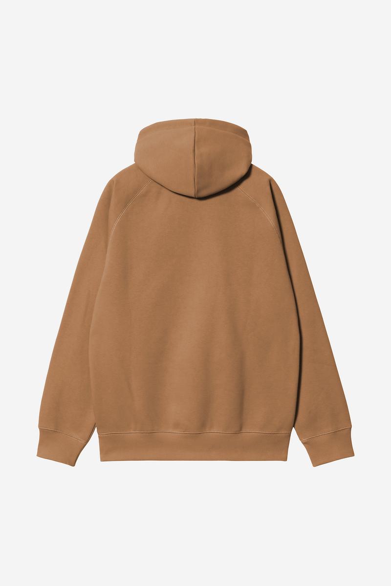 Carhartt Hooded Chase Sweatshirt - Hamilton Braun / Gold
