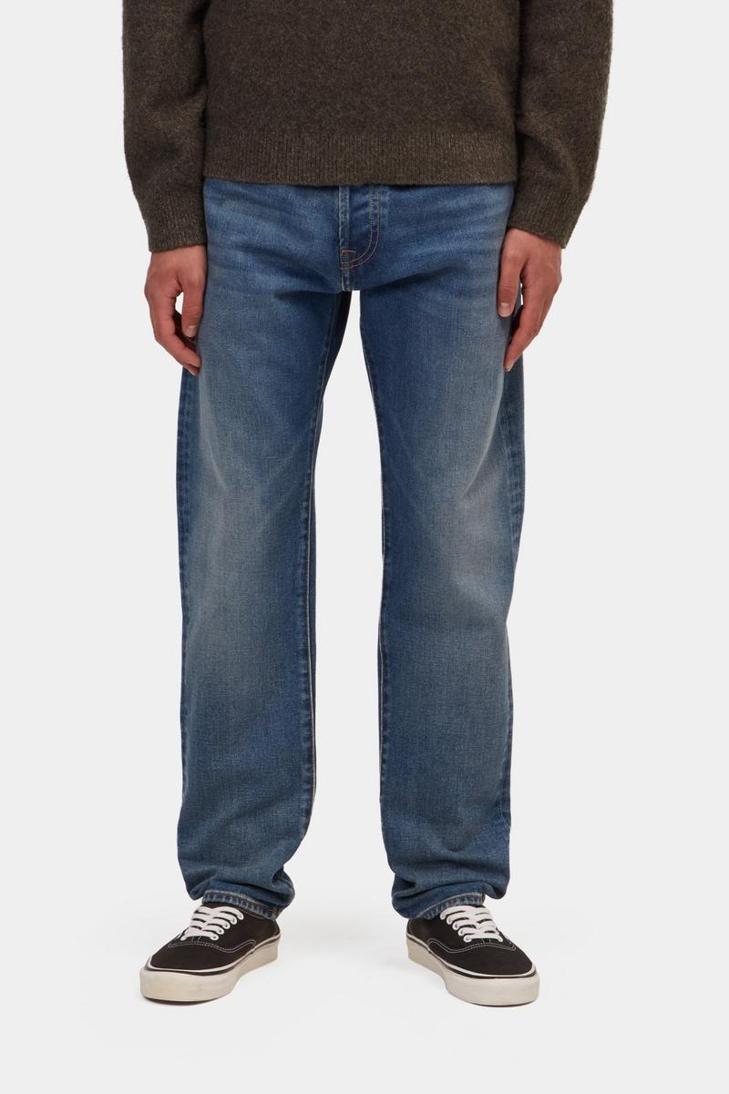 Carhartt Klondike Pant - Blau, dunkle Used-Waschung