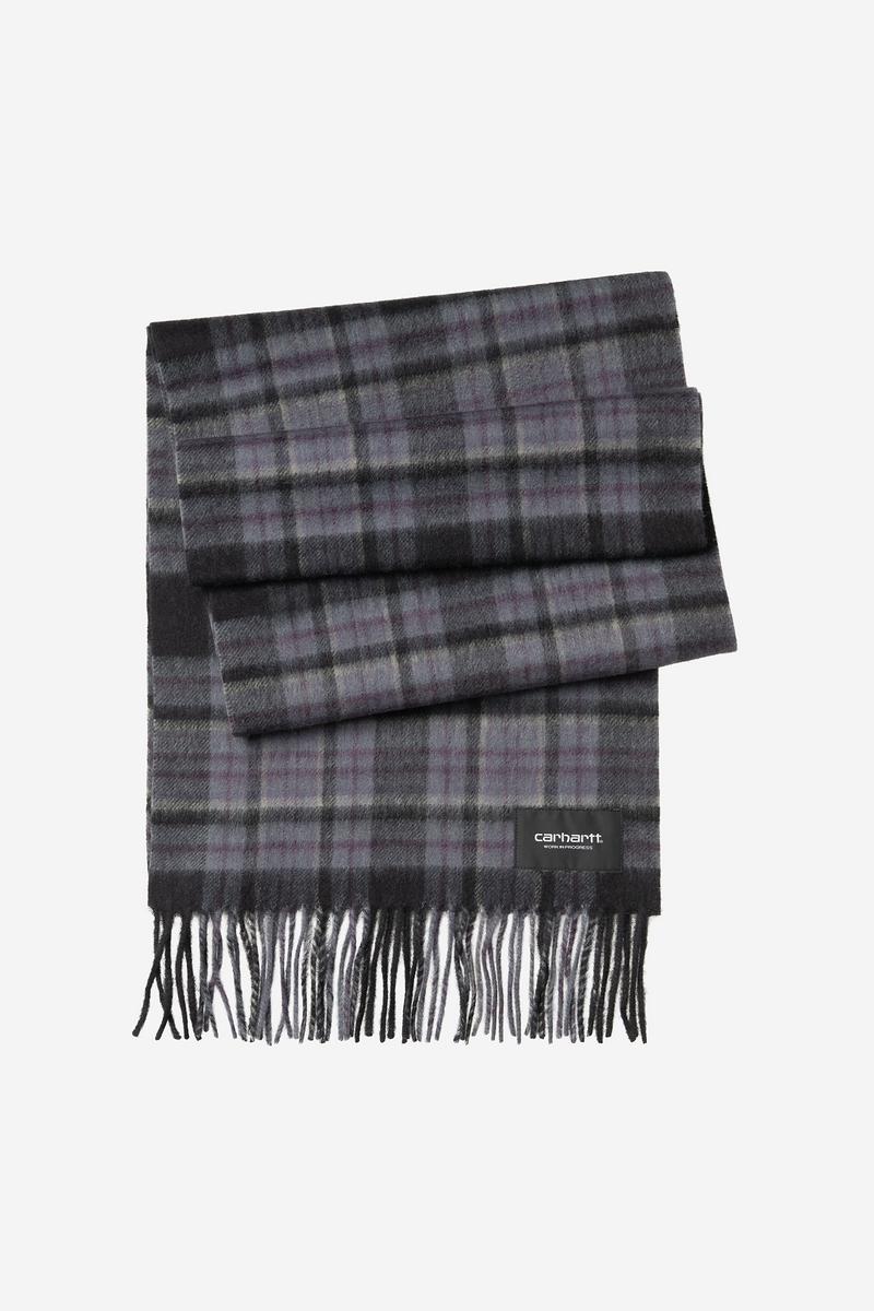Carhartt Parson Scarf - Parson Check, Shady Purple