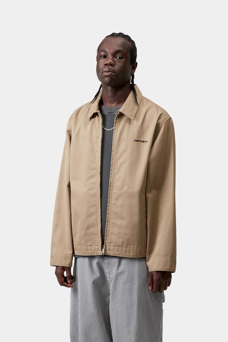 Carhartt Module Script Jacket - Leder / Schwarz