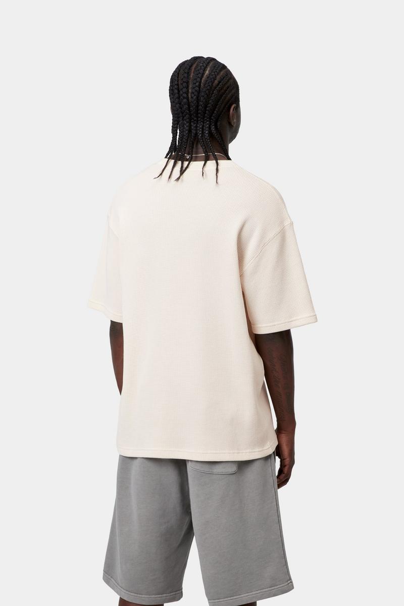 Carhartt S/S Nelson Waffle T-Shirt - Natürlich, stückgefärbt