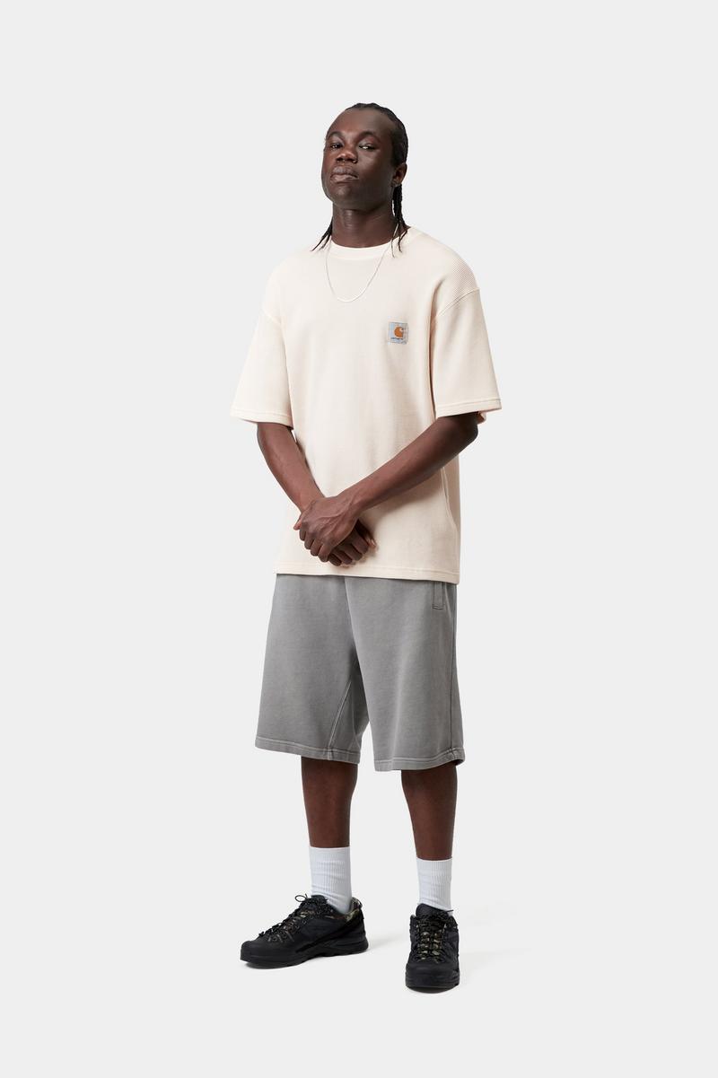 Carhartt S/S Nelson Waffle T-Shirt - Natürlich, stückgefärbt