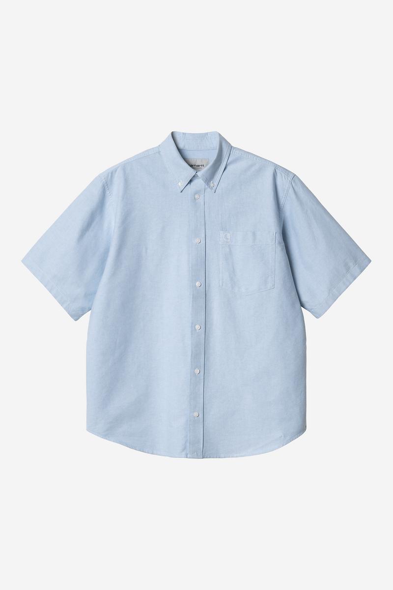 Carhartt S/S Braxton Shirt - Bleichmittel / Wachs