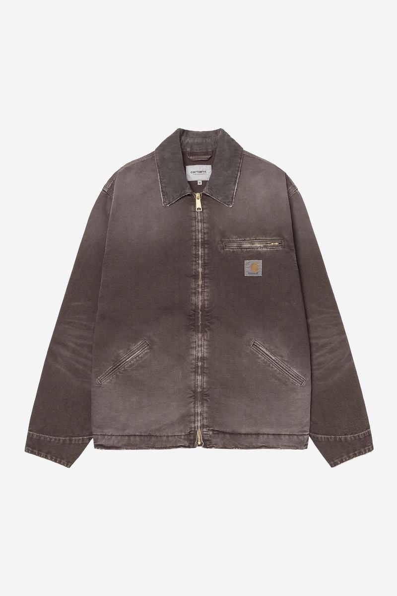 Carhartt OG Detroit Jacket - Tabak / Tabak, Wäsche zerstören