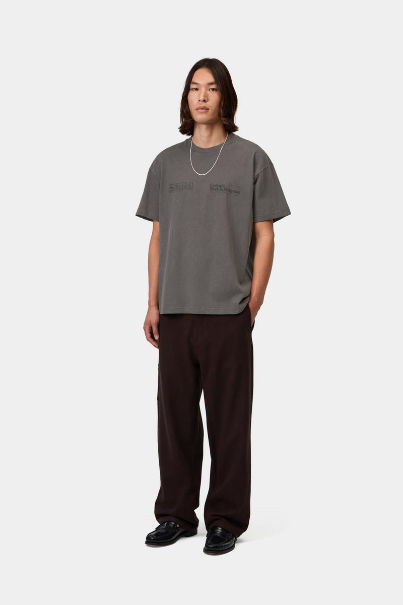 Carhartt S/S Boxed T-Shirt - Ruß, Stückgefärbt