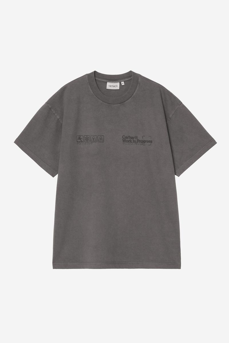 Carhartt S/S Boxed T-Shirt - Ruß, Stückgefärbt