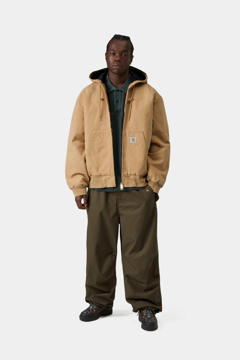 Carhartt OG Active Jacket - WIP Dusty H, Steinleinwand