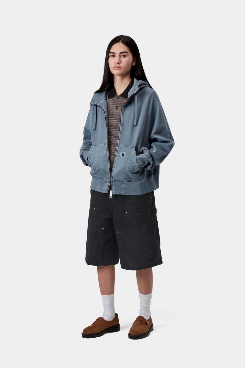 Carhartt Nixon Double Knee Short - Schwarz, Grind-Waschung