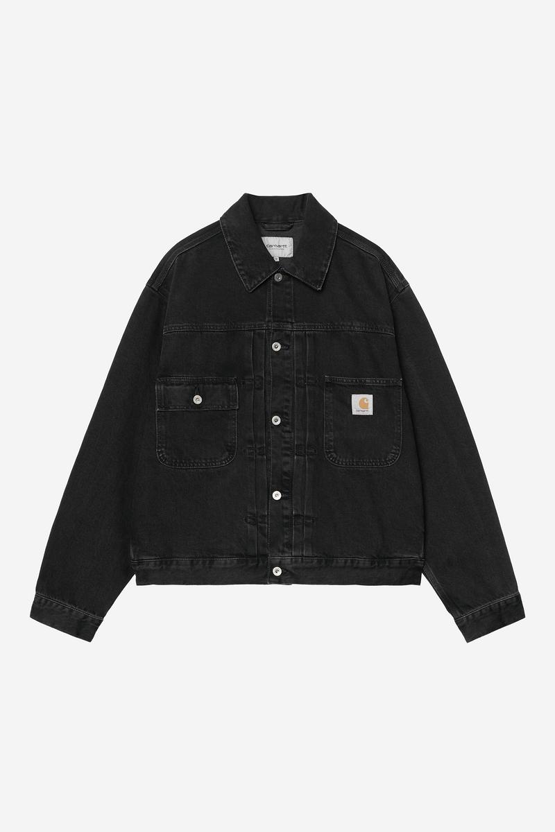 Carhartt Belmar Jacket - Schwarz, Stonewashed