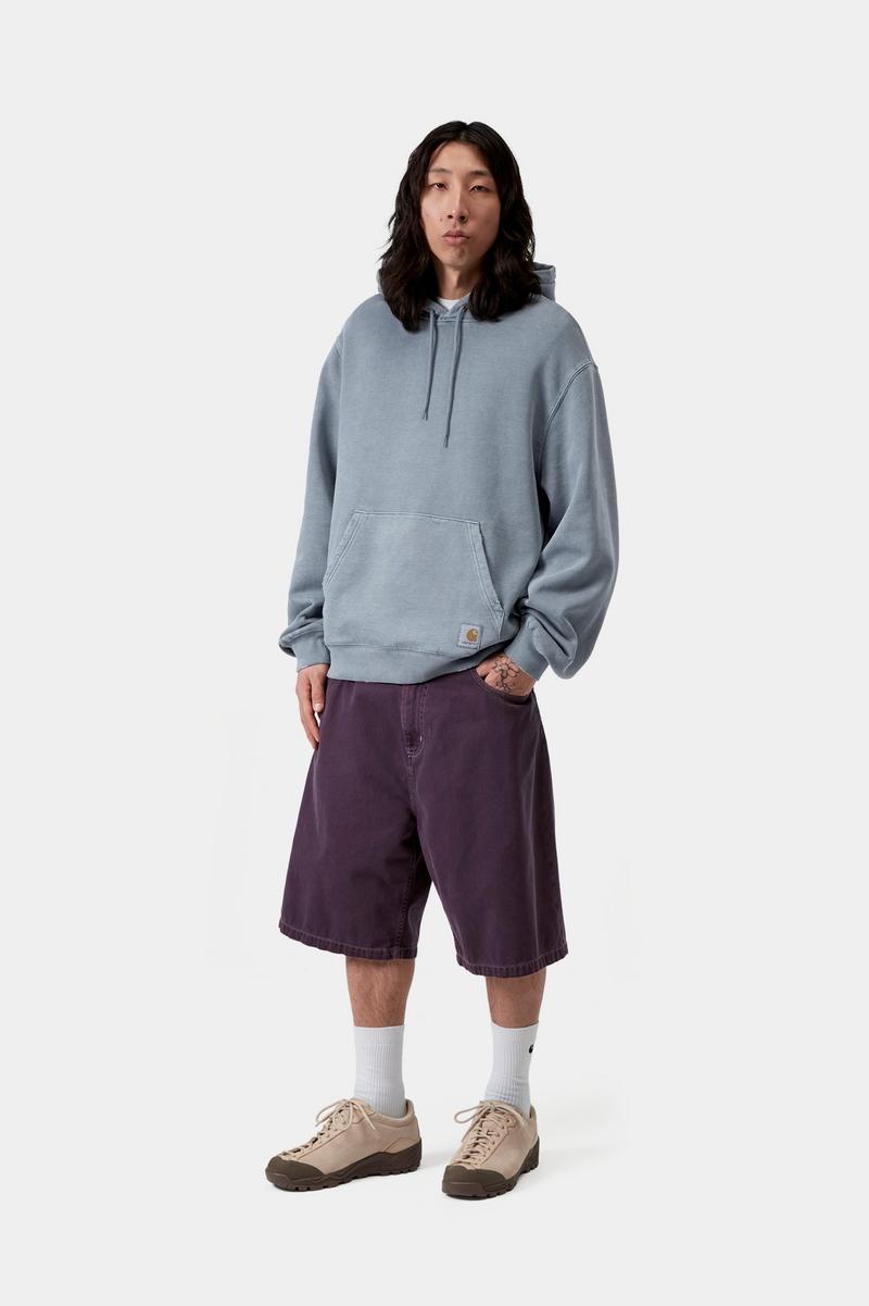 Carhartt Hooded Torion Sweatshirt - Büroblau, Grind-Waschung