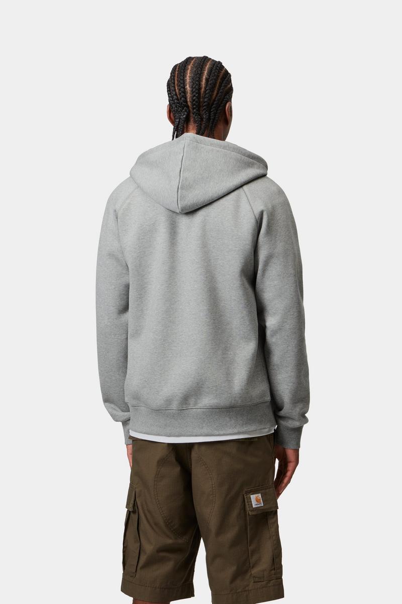 Carhartt Hooded Chase Jacket - Grau meliert / Gold